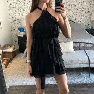 Aryn Black cocktail Dress Sz M